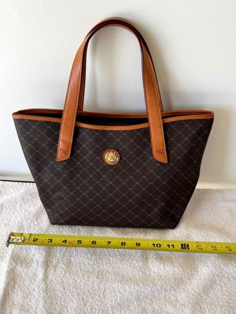 New Rioni Dark Brown Purse All Leather Made In Italy